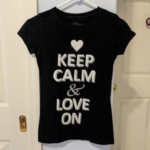 Keep Calm and Love On T-Shirt